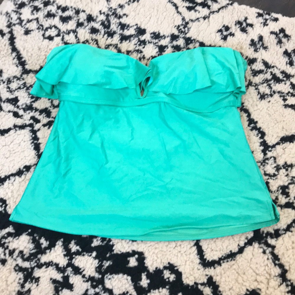 Aerie strapless tankini swim top size small